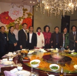 中國國際經貿聯盟金主席與世界英才聯合會張會長共同歡迎台友會理事晚宴